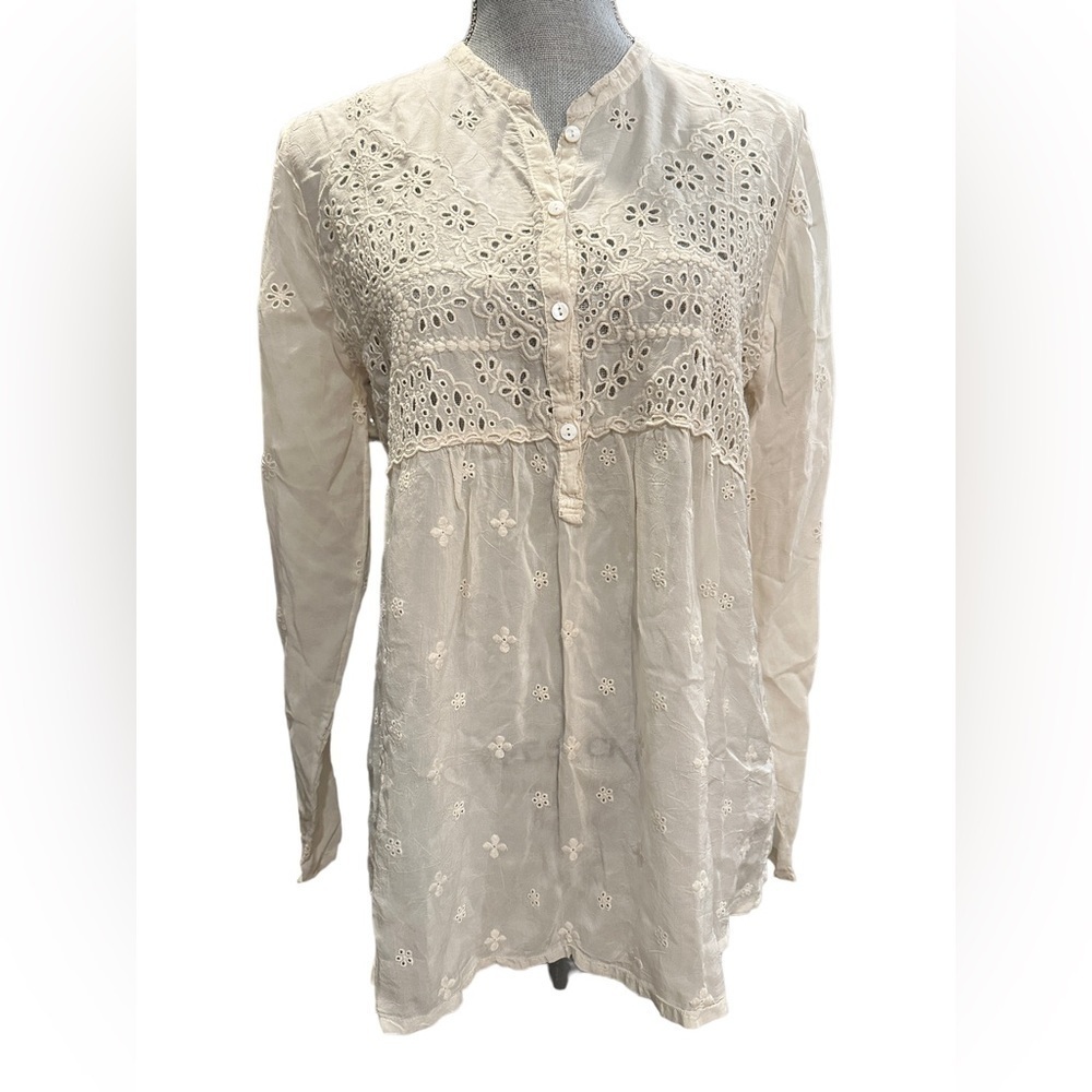 Johnny Was embroidered tunic